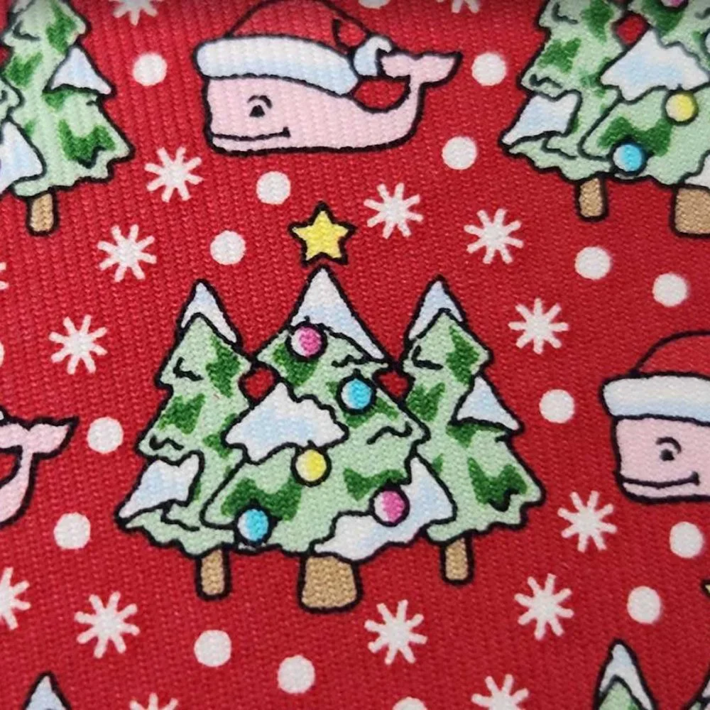 New boys Santa whale Vineyard Vines winter whaleterland Christmas tie